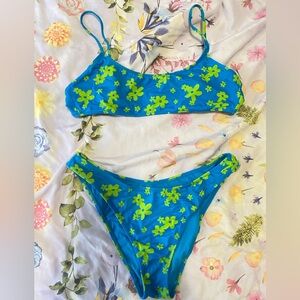 bikini bottom flower bikini